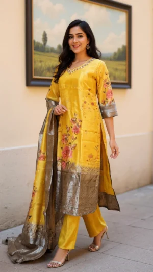 Sunehri Bagh Kurta Set