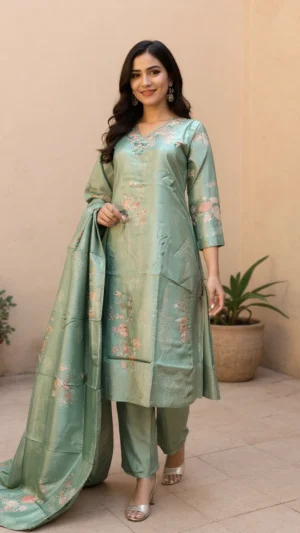 Taraana Green Kurta Set