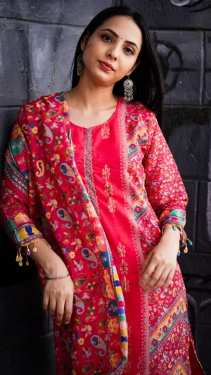 Meher Gulabi Kurta Set